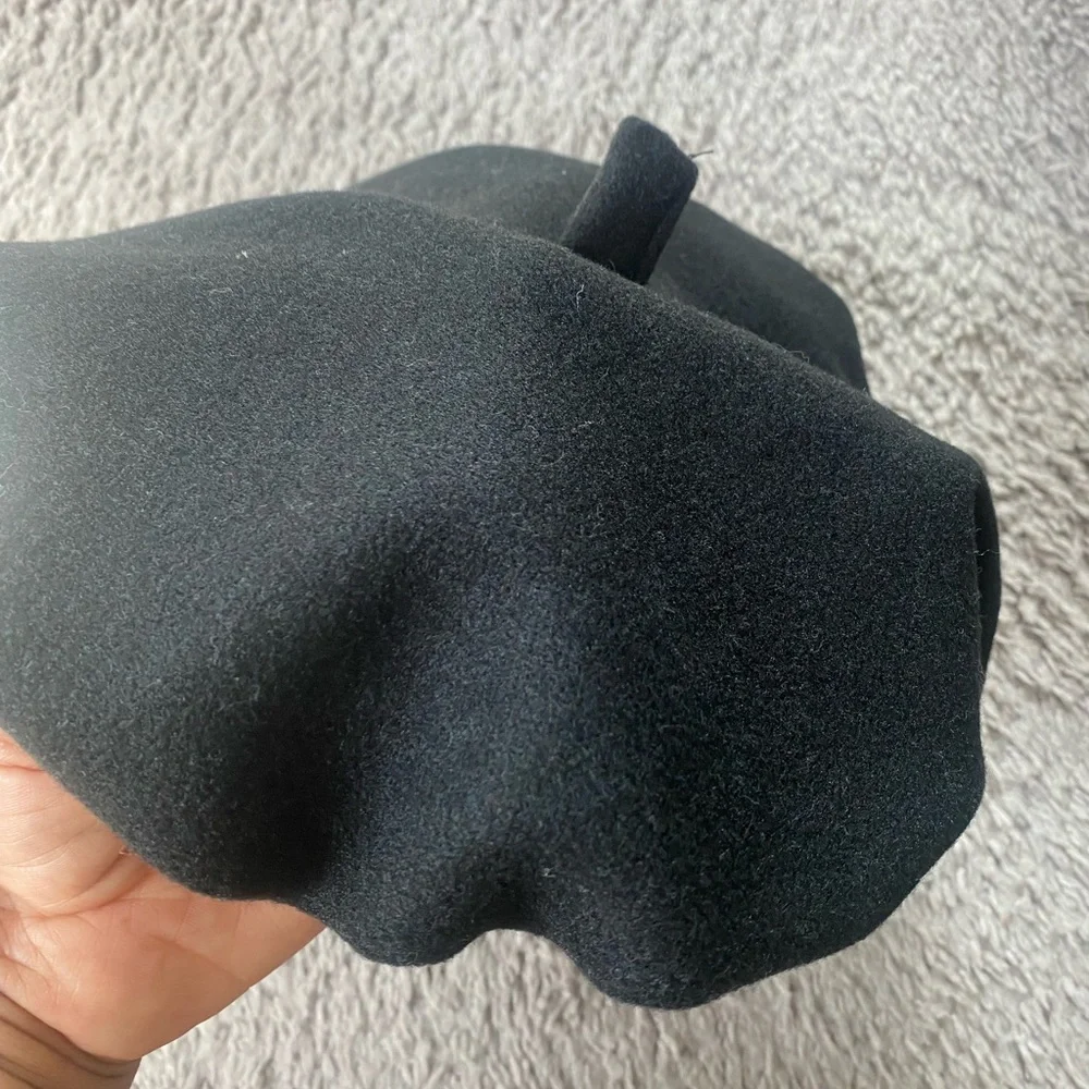 Classic Black Kids Beret Hat - Stylish Kids Accessory
